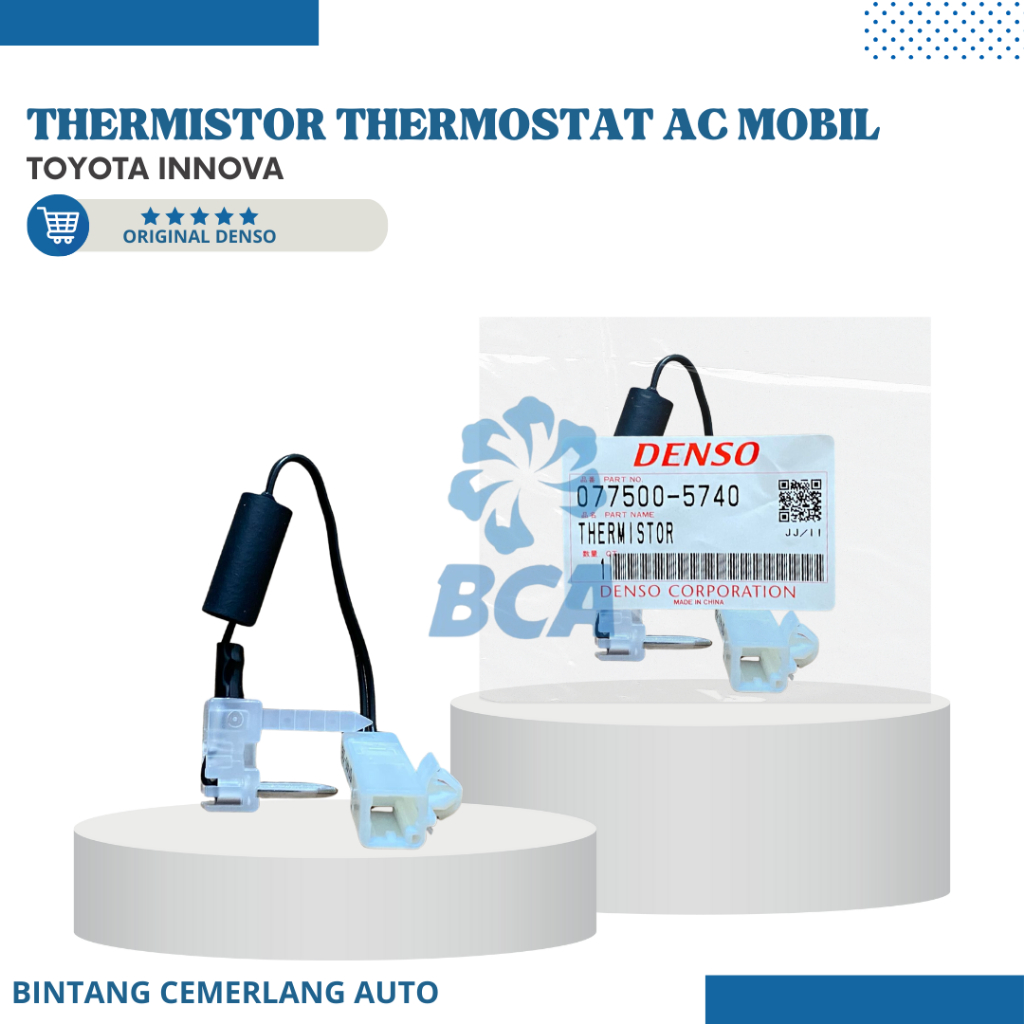 THERMOSTAT TERMOSTAT THERMISTOR AC Mobil Toyota Innova ORIGINAL DENSO
