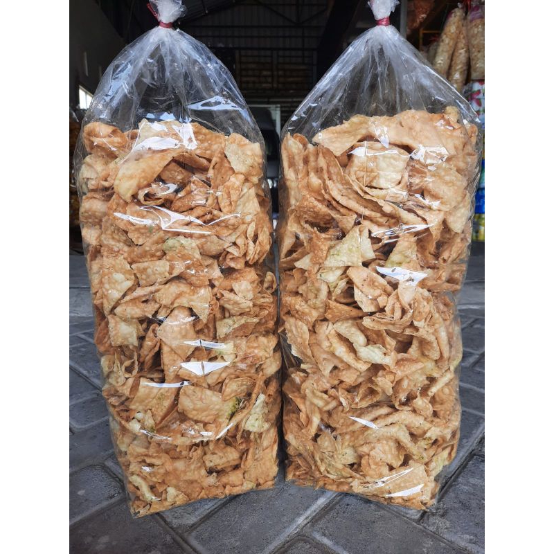 

Pangsit Seledri Polos/Krupuk Pangsit Polos