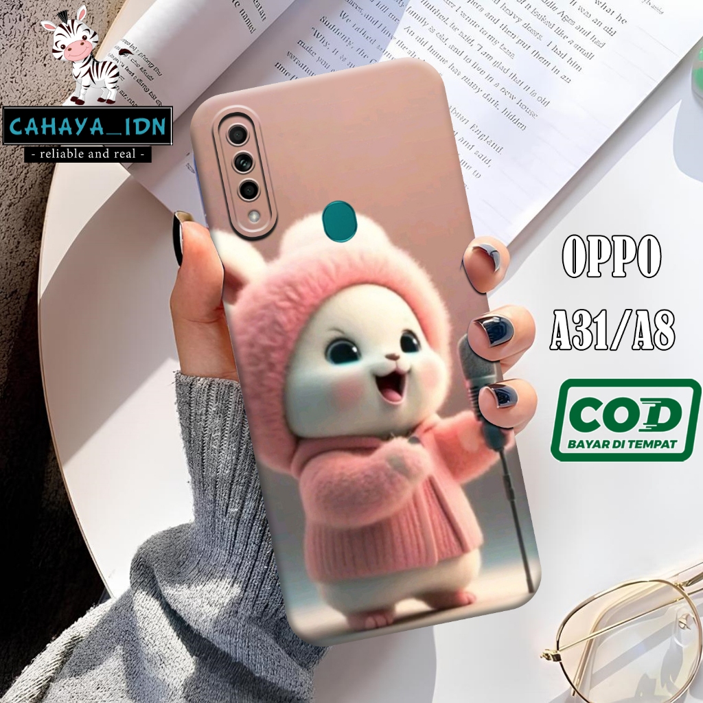 SOFTCASE OPPO A8 / A31 - CARTOON - Accessories Handphone - Case Murah -Terbaru -Handphone
