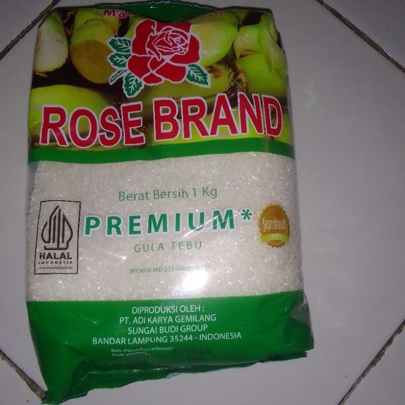 

gula pasir merk random rosebrand