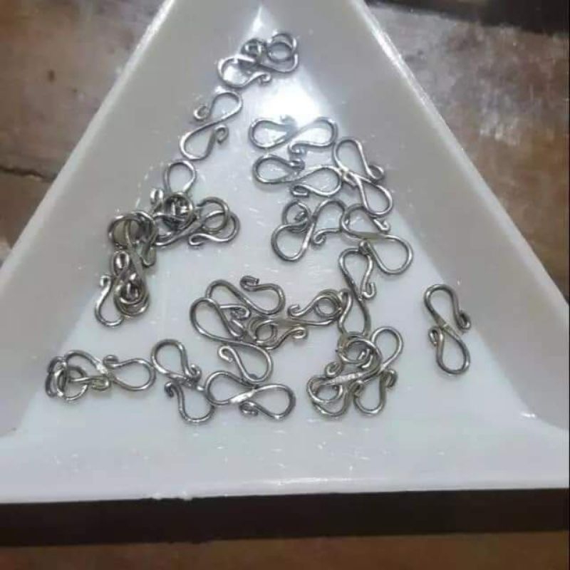 kokotan penggait S, bahan titanium lapis kristal tidak berubah harga murah