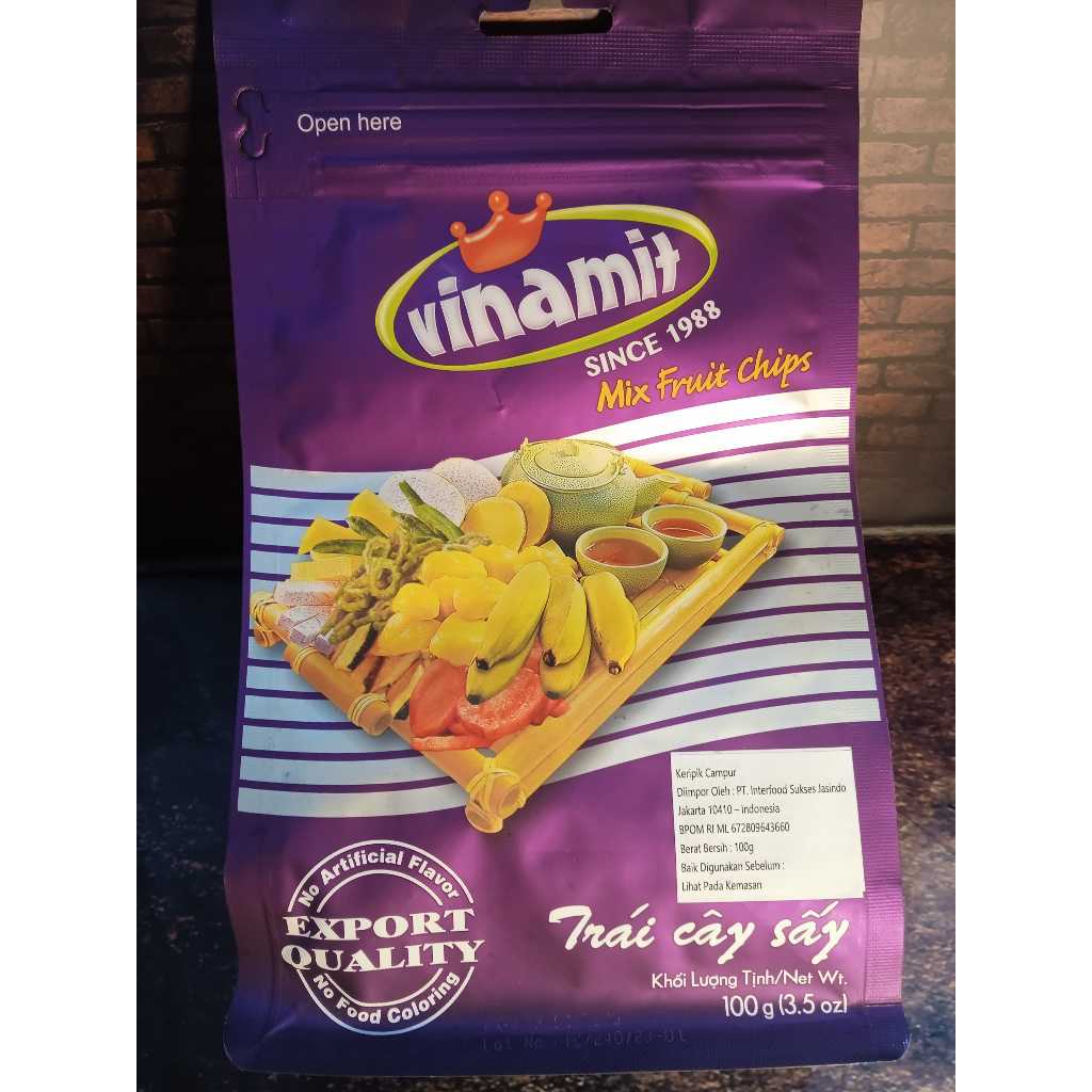 

Vinamit Dried Fruit 100g Snack Dried Fruit Vietnam Snack Buah kering