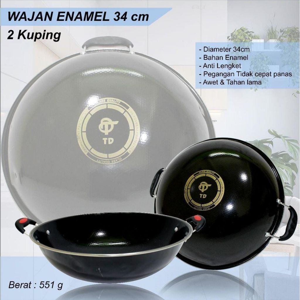 TD WAJAN ENAMEL WAJAN GAGANG WAJAN KUPING