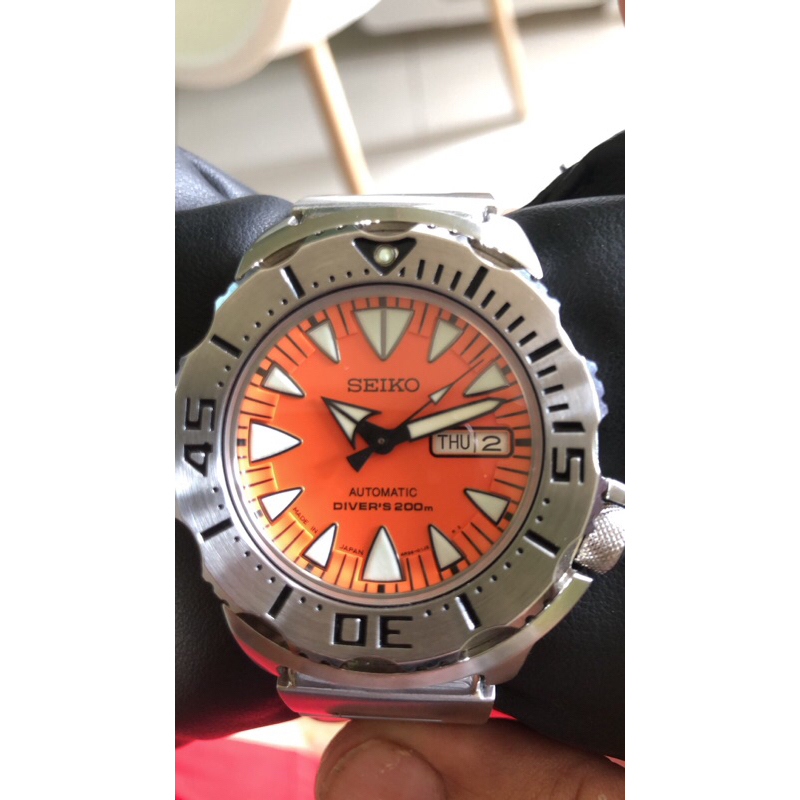 seiko monster orange. monster gen 2