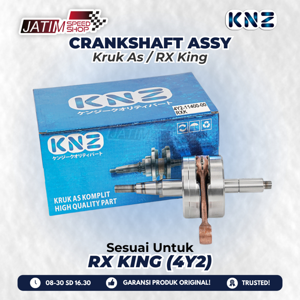 KNZ Ozawa Parts Crankshaft Krenshaft Krengsap Kruk As Krug As Untuk RXKing RX King RXK 4Y2 Original