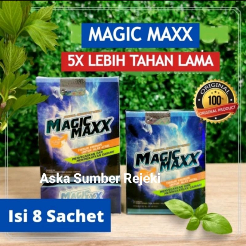 Tisu |magic max original 1 kotak isi 8 sachet