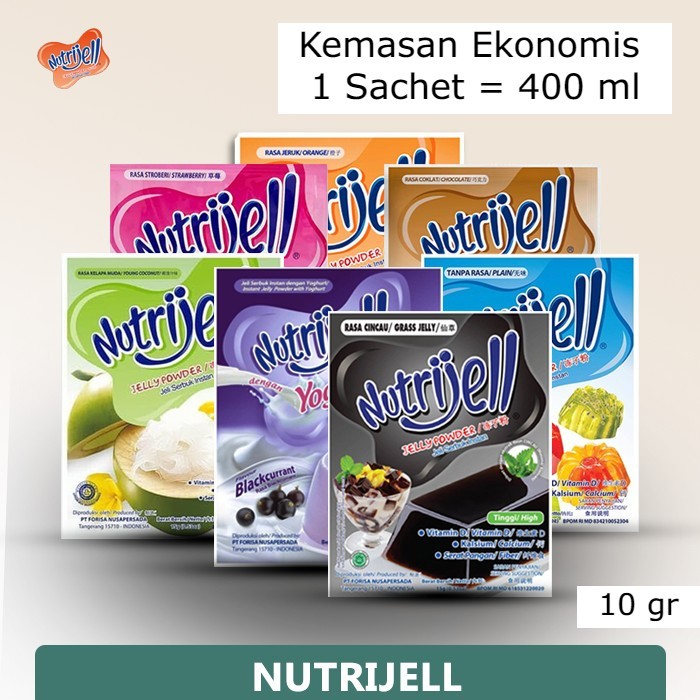 

Nutrijell Sachet Agar Agar Jelly Powder Ekonomis 10 gr