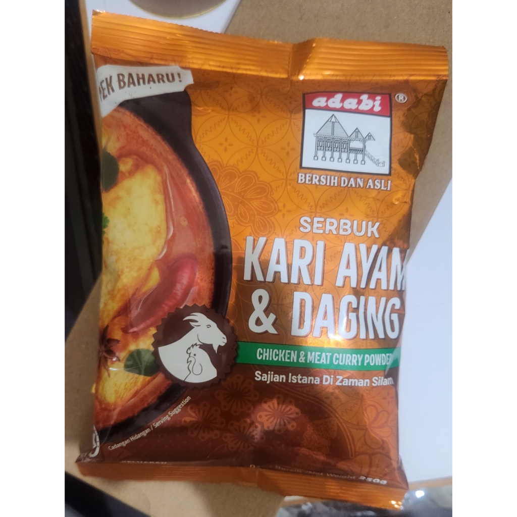 

Serbuk Kari Atam & Daging Adabi Malaysia