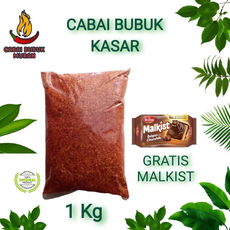 

CABAI BUBUK MURAH GILING KASAR GRATIS MALKIST