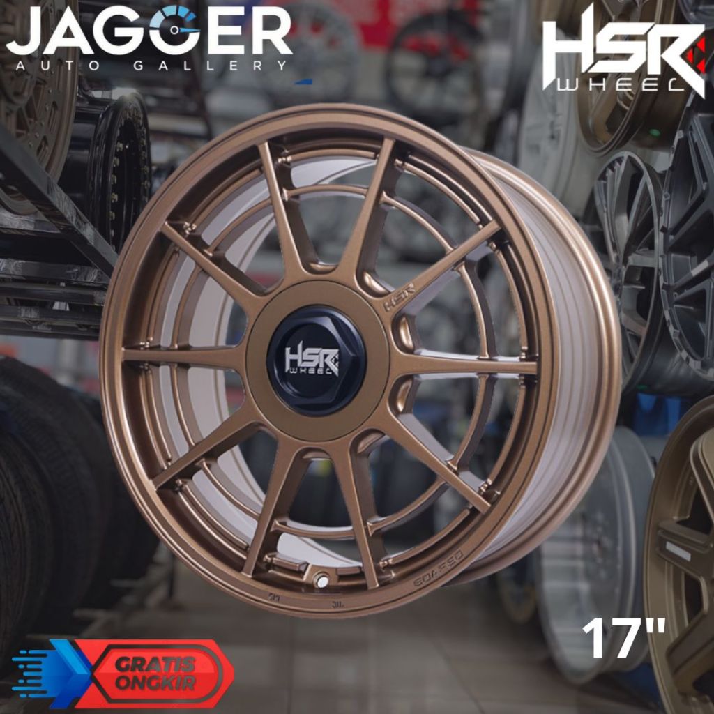 velg jazz, brio, yaris, raize, avanza, xenia ring 17 original HSR BOAFEO