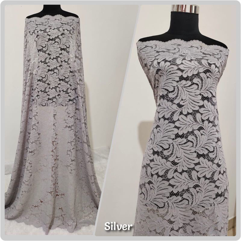 kain brokat katun meteran,brokat semifrancis katun meteran