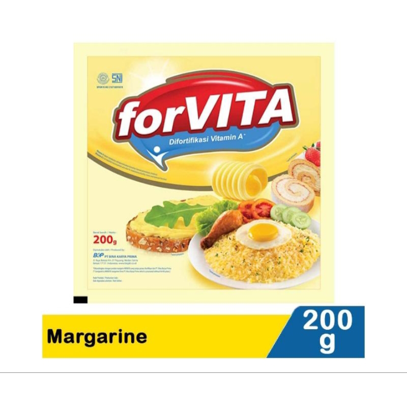 

FORVITA MARGARIN 200 GRAM