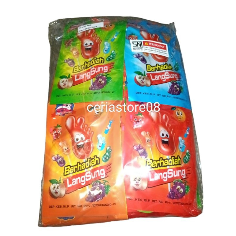

Permen Kaki Berhadiah isi 20 Pcs