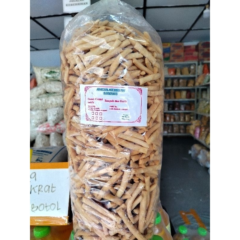 

Cistik kemasan 250gr/500gr
