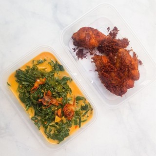 

KIRIM INSTAN Ayam Goreng Lengkuas dan Gulai Daun Singkong 2 Porsi Ready Tiap Hari