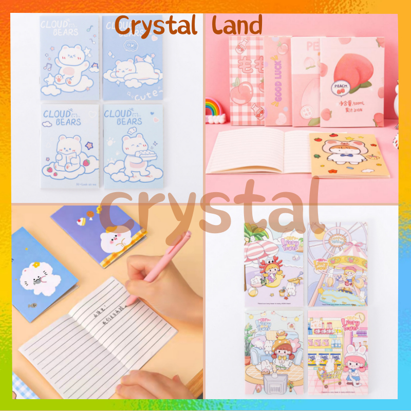 

Mini Buku Catatan Kartun / Buku Tulis Catatan Mini Ukuran A7 Motif Gambar Kartun / Notebook Saku Seri Buah Untuk Pelajar