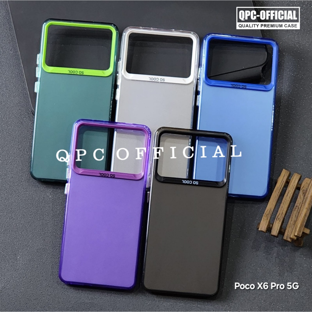 Case Poco X6 Pro 5G Case IMD Hologram Case Hybrid Poco X6 Pro 5G SC-1
