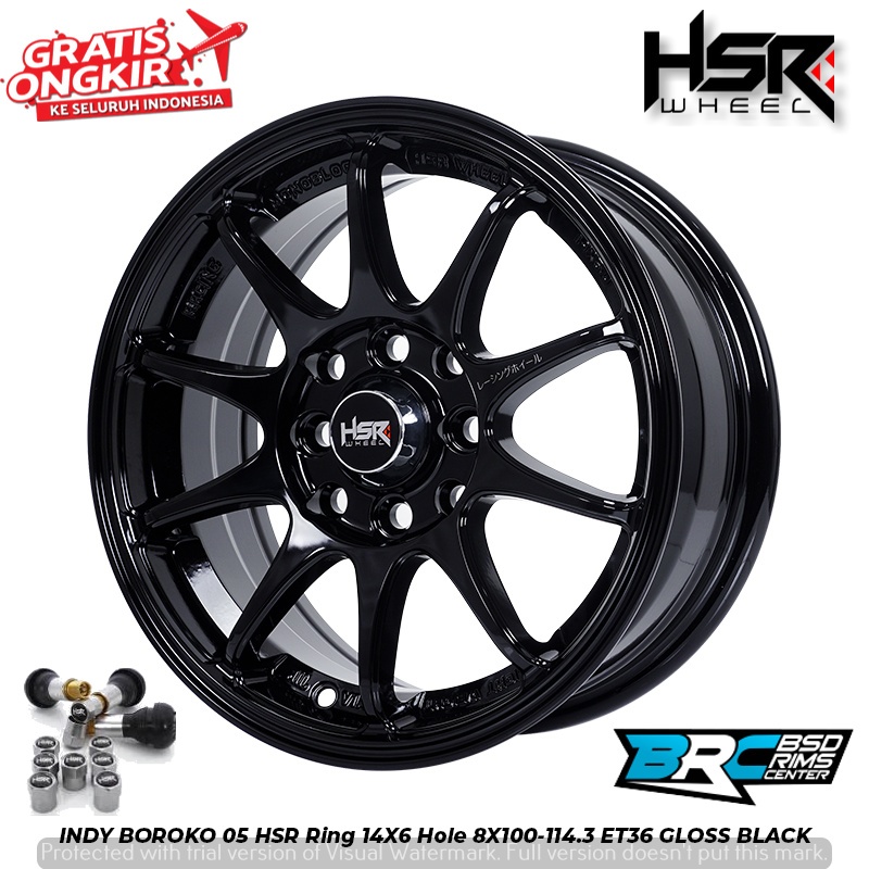 VELG JDM COCOK BUAT WULING AERI BRIO AGYA KARIMUN KIJANG LGX HSR INDY RING 14