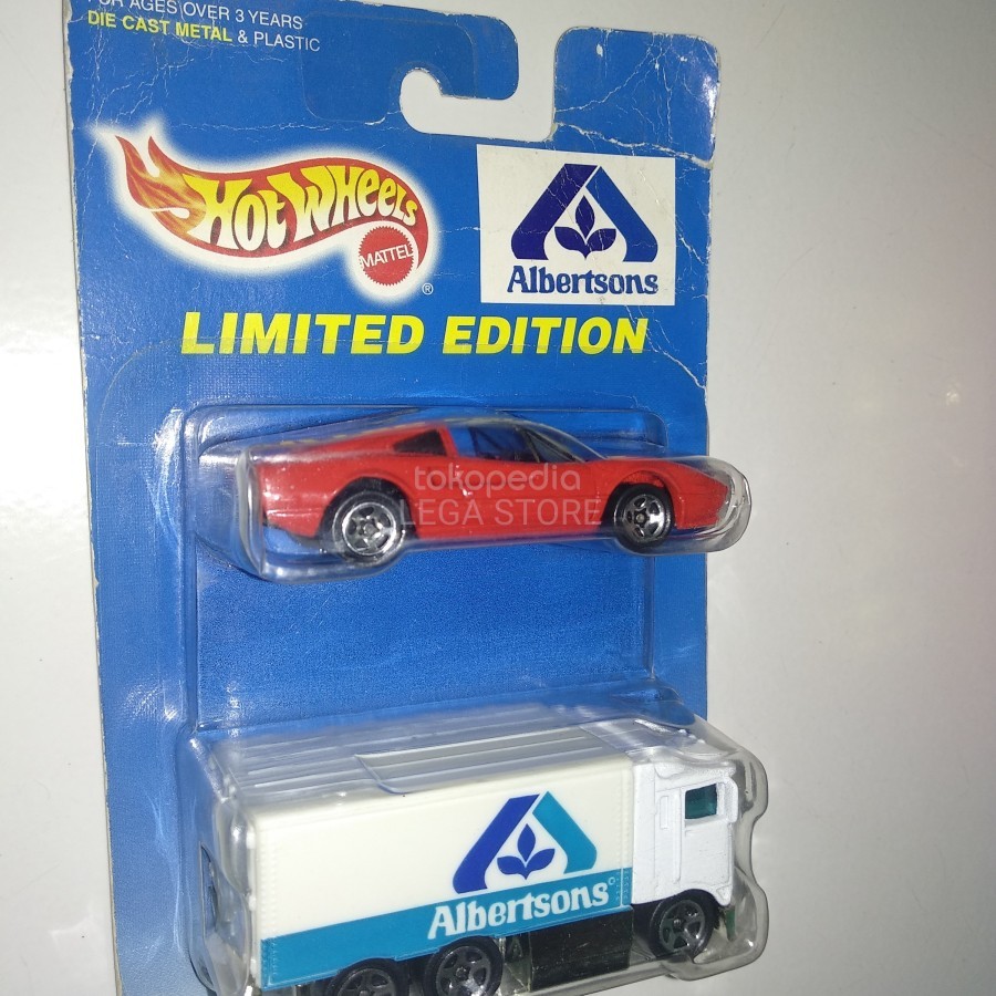 Hotwheels Ferrari 308 GTS Limited Edition Albertsons Package Hauler