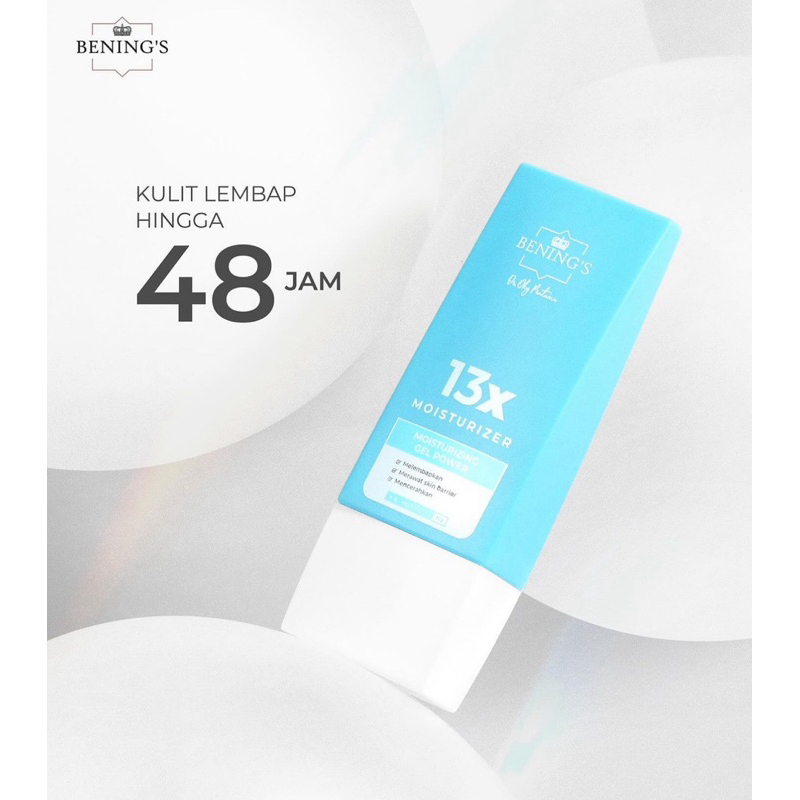 Benings moisturizing gel power benings skincare by Dr. okky pratama |Moisturizing benings skincare