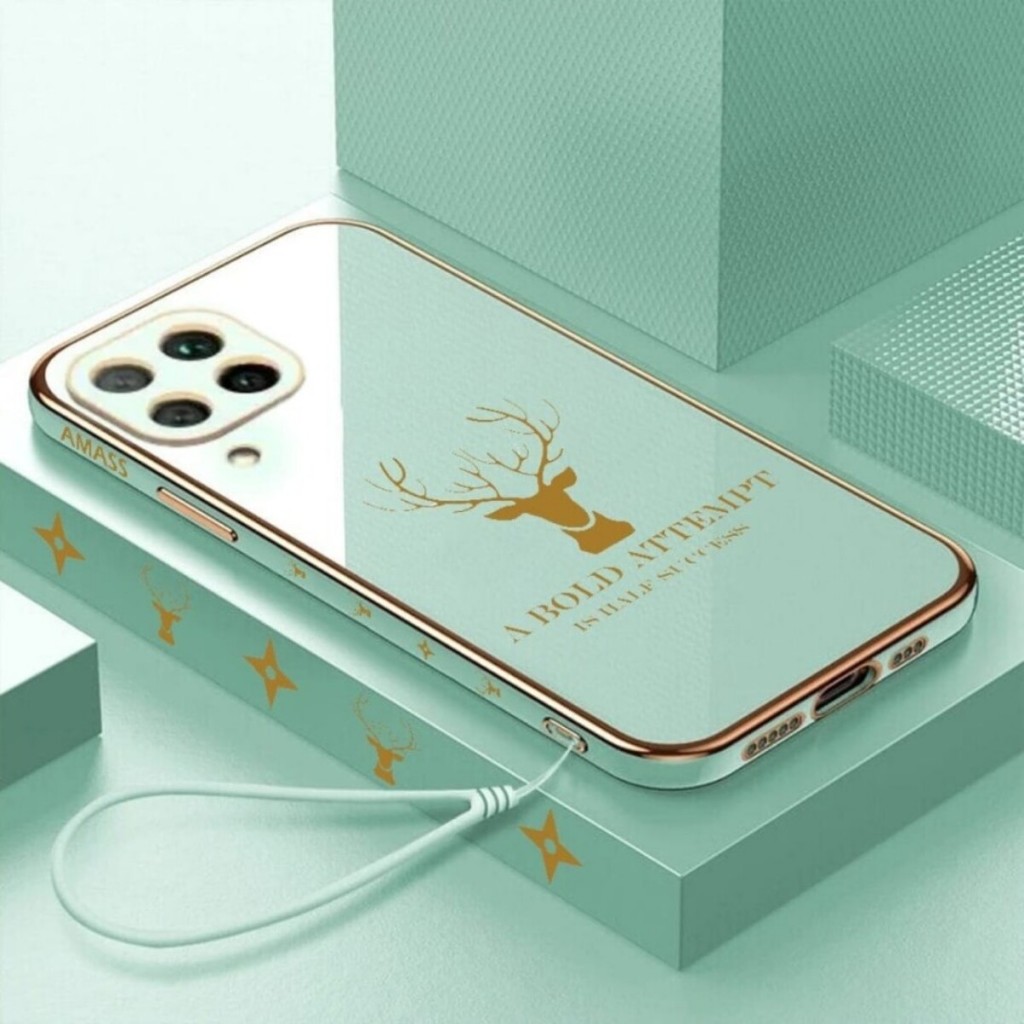 Casing SAMSUNG A22 4G M32 M22 Softcase Silicon Plating Camera Protector