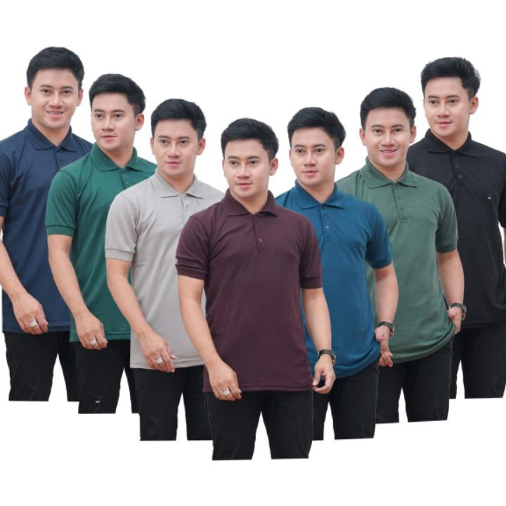 Promo Tshirt 17 warana Tshirt kerah polos dewasa kaos kerah pria dewasa polo shirt kaos kerah polos 