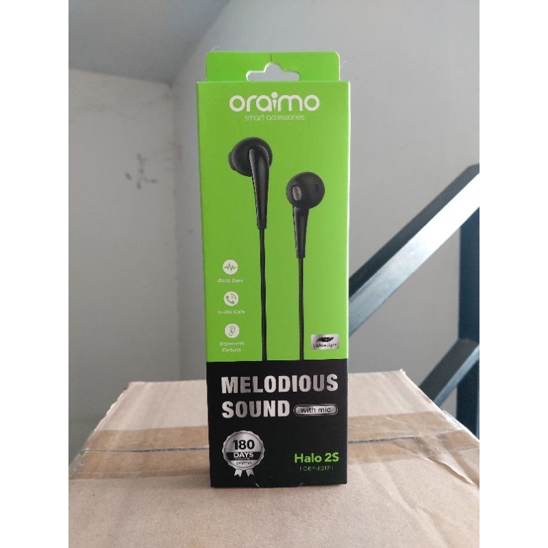 ORAIMO OEP-E21P Wired Earphone Melodious Sound With Mic