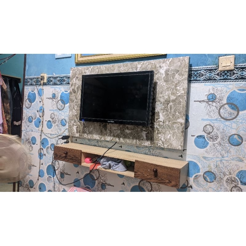 back drop tv minimalis tv 21inc-24inc-32inc