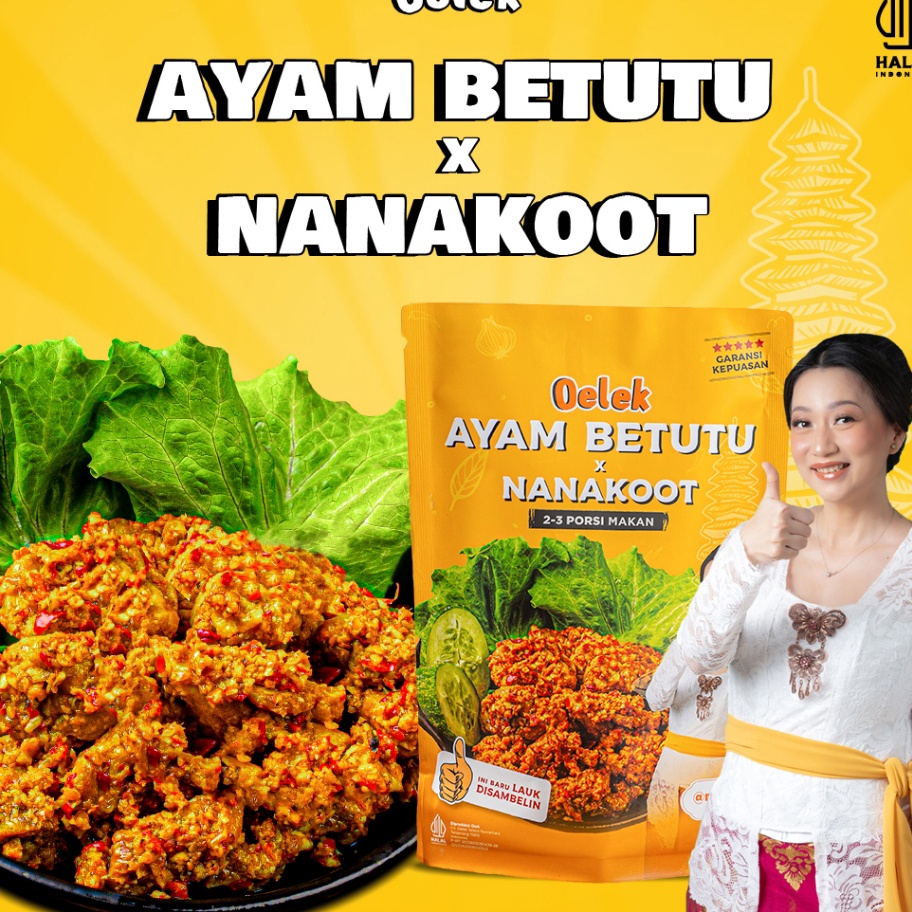 

STOK SIAP COD Oelek Ayam Betutu x Nanakoot Lauk Ayam Betutu Lauk Siap Saji