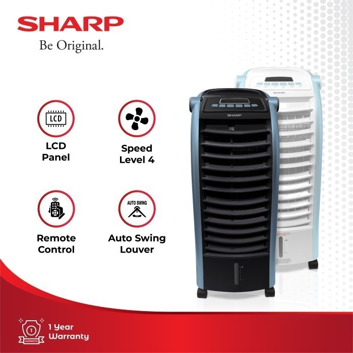 Air Cooler Sharp PJ A36 TY - W Ukuran Lebih Besar + Disertai Remot Control