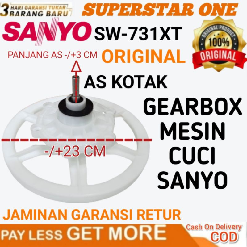 GEARBOX MESIN CUCI SANYO SW-731XT GEARBOX AS KOTAK