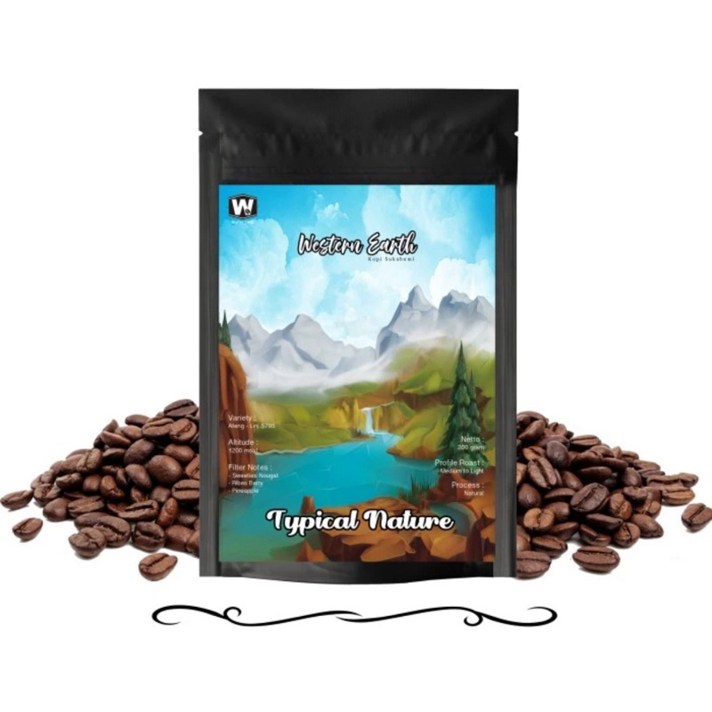 

Arabica Typical Nature (Natural Process) - Specialty Coffee (200gram)