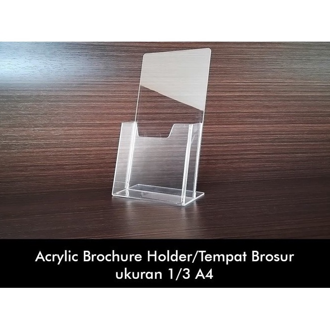 

Murah Luar Biasa Tempat Brosur Akrilik A6Brochure Holder