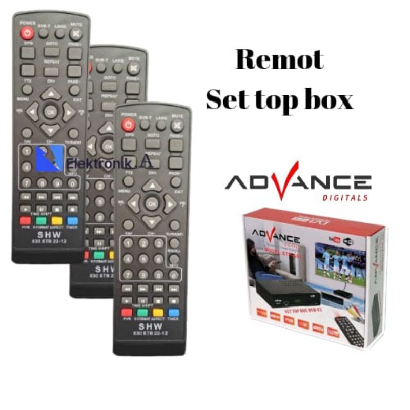REMOT SET TOP BOX ADVANCE REMOTE STB