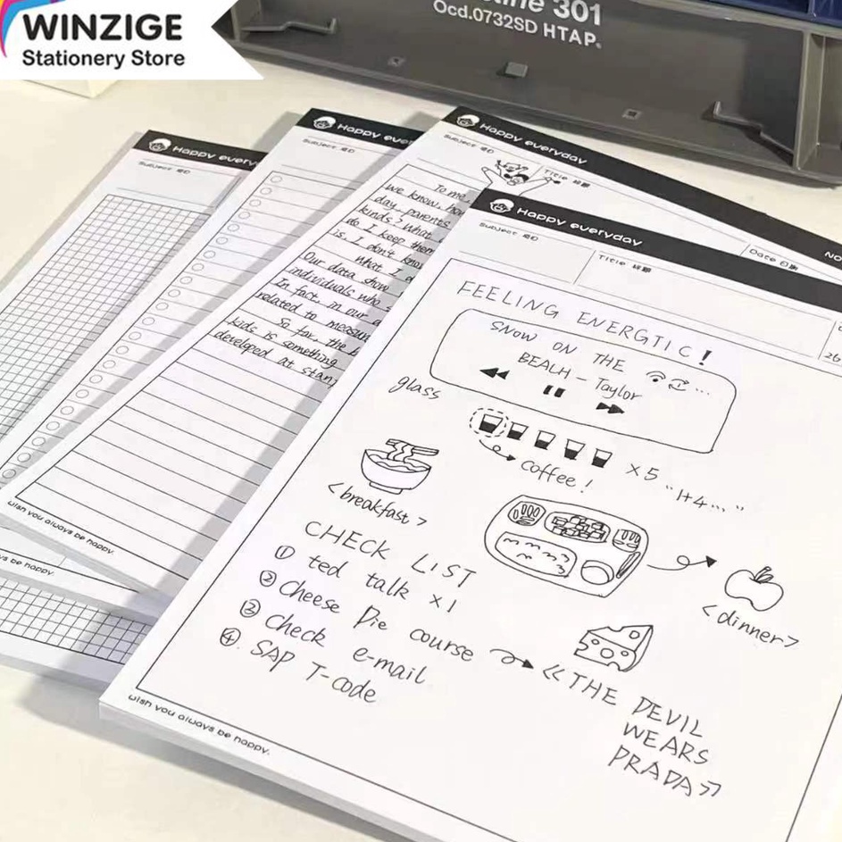 

Grosir Resmi Winzige B5 Buku Tulis Lucu Buku Catatan To Do List Memo Pad Notepad Kertas Memo Catatan Sekolah