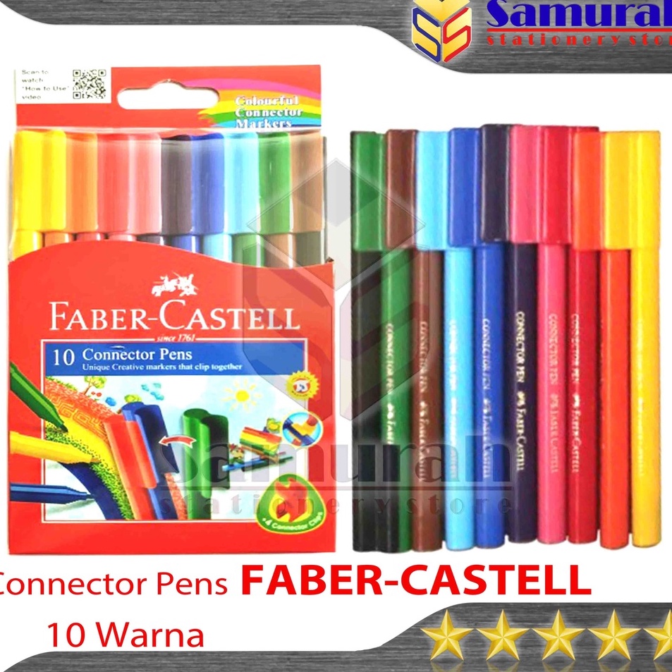 

Penawaran Terbaik Connector Pens Faber Castell 1 Colours Spidol Warna Set Kemasan isi 1 Warna Pen Mewarnai Sambung