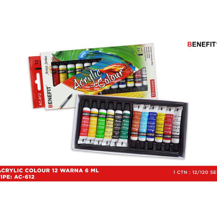 

Murah Terbaru CAT ACRYLIC 12 WARNA 6 ML CET AKRILIK