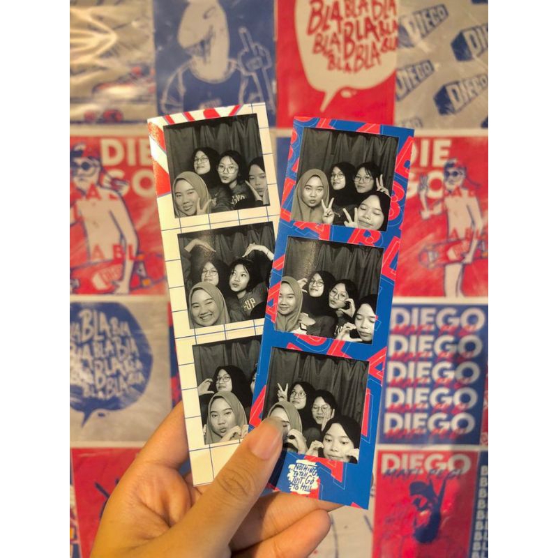 

(COD) POLAROID STRIP BEBAS FRAME ALA PHOTOBOX