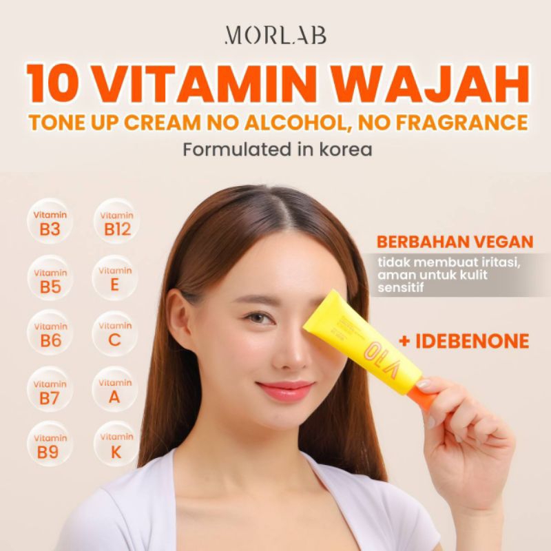 MORLAB V10 VITAMIN TONE UP CREAM