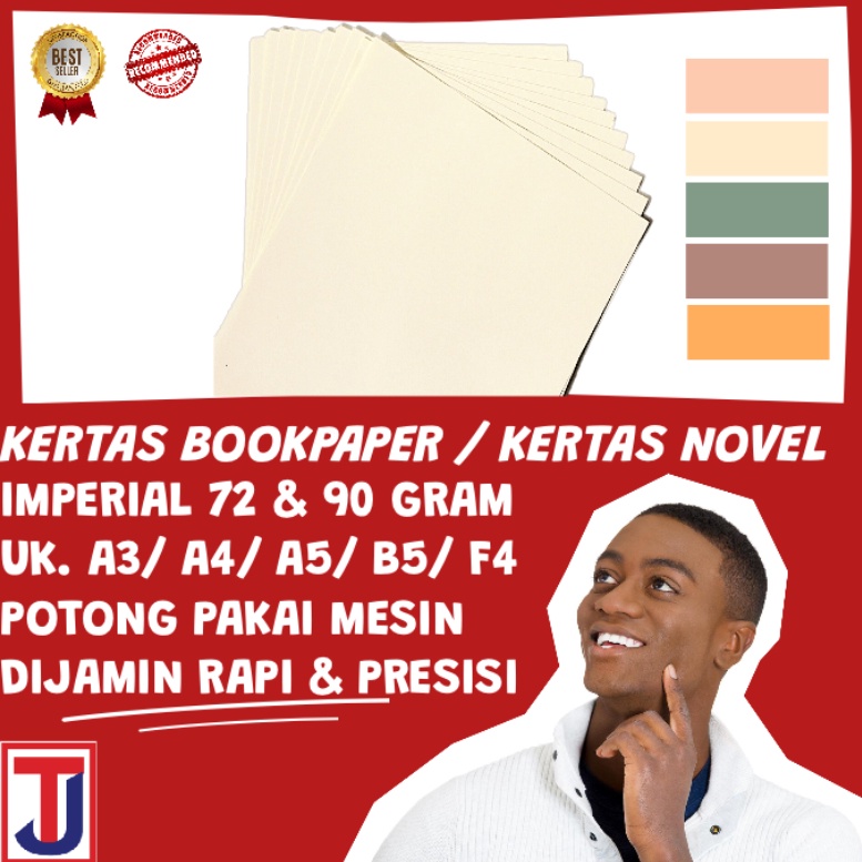 

Kejutan Spesial Kertas Book Paper Novel Imperial 72 9 Gsm Gram Ukuran F4A4A3A3lainnya 1 Rim isi 5 Lembar