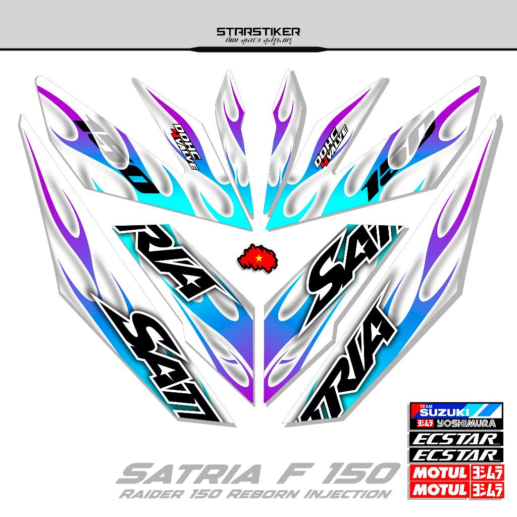 STRIPING SATRIA INJEKSI 150 MOTIF 9 / F150 / SATRIA F 150 / 2016-2022 / STICKER / STRIPING / SATRIA 