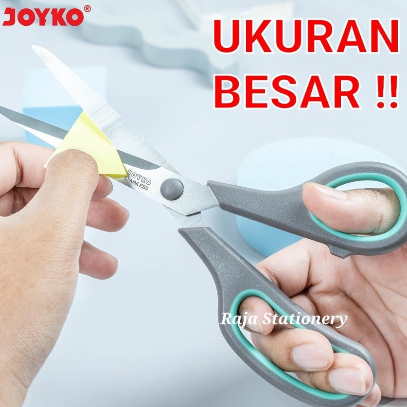 

Dijamin Awet JOYKO SCISSOR STAINLESS SOFT GRIP GUNTING JOYKO LEMBUT LUCU TAJAM BESAR SC19