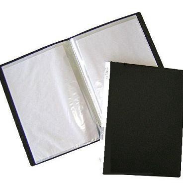 

Produk Terbaru Clear Holder 4 poket Polos Folio warna hitam merahpcs