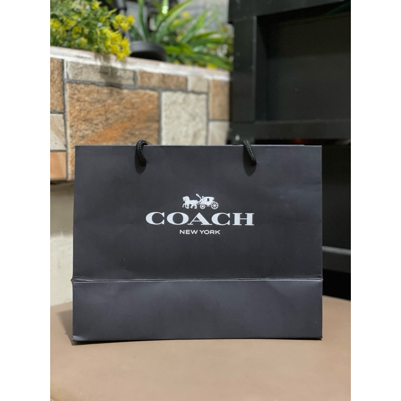 

Papper bag C*ach Black Matte