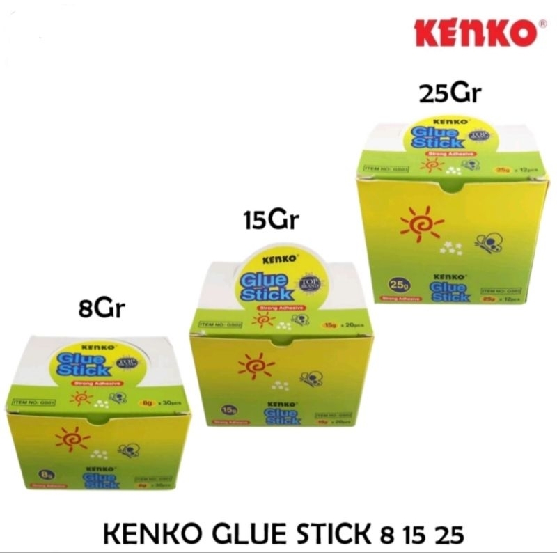 

Kenko Lem Stick Kertas / Glue Stick Kenko (1 Box/Pack)