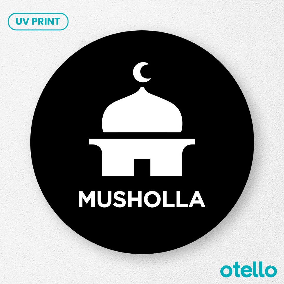 

Penjualan Murah Otello Musholla Sign Board Akrilik Mushola Signage Label Acrylic Nama Ruangan Penanda Room Name