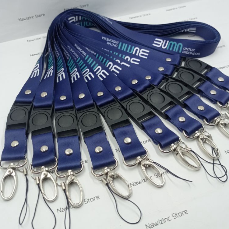 

Promo Spesial GANTUNGAN ID CARD BUMNLANYARD 2CM PRINTING BUMN