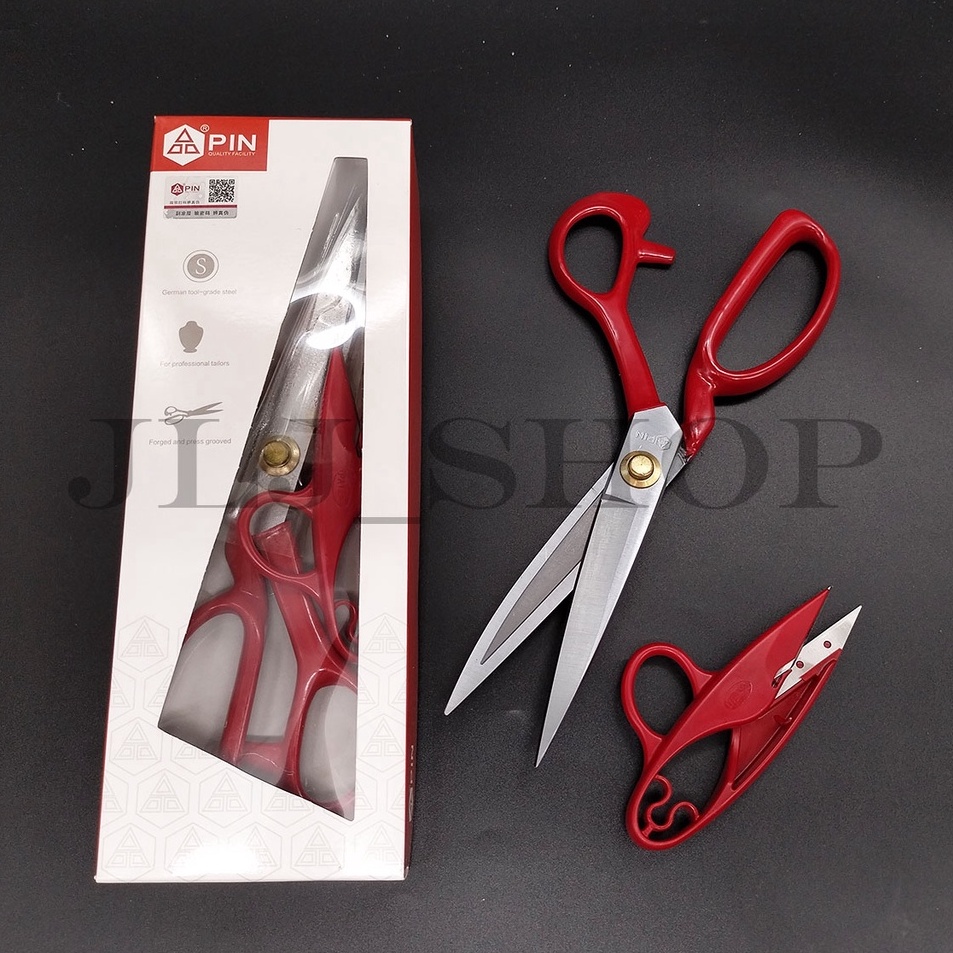 

Langsung Dibeli gunting pin potong bahan kain tailor ukuran 9 194 MERAH