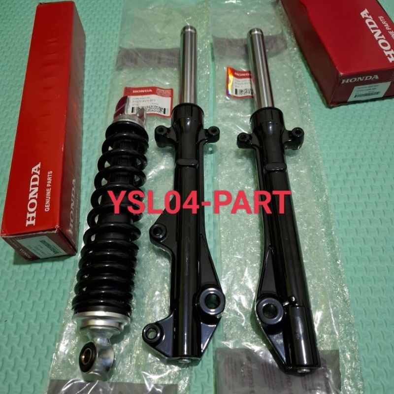 SHOCKBREAKER PLUS AS SHOCK DEPAN PLUS TABUNG BEAT KARBU 2008-2009 BEAT KARBU LAMA KVY