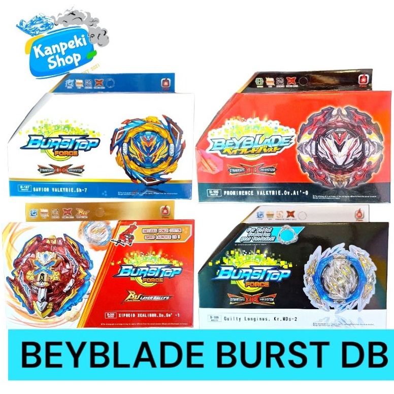 KODE P6T Beyblade Burst DB GT Superking series gangsing murah bagus merek flame non takara